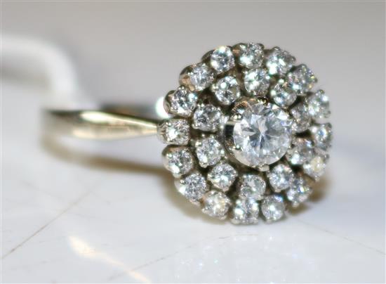 Diamond cluster ring